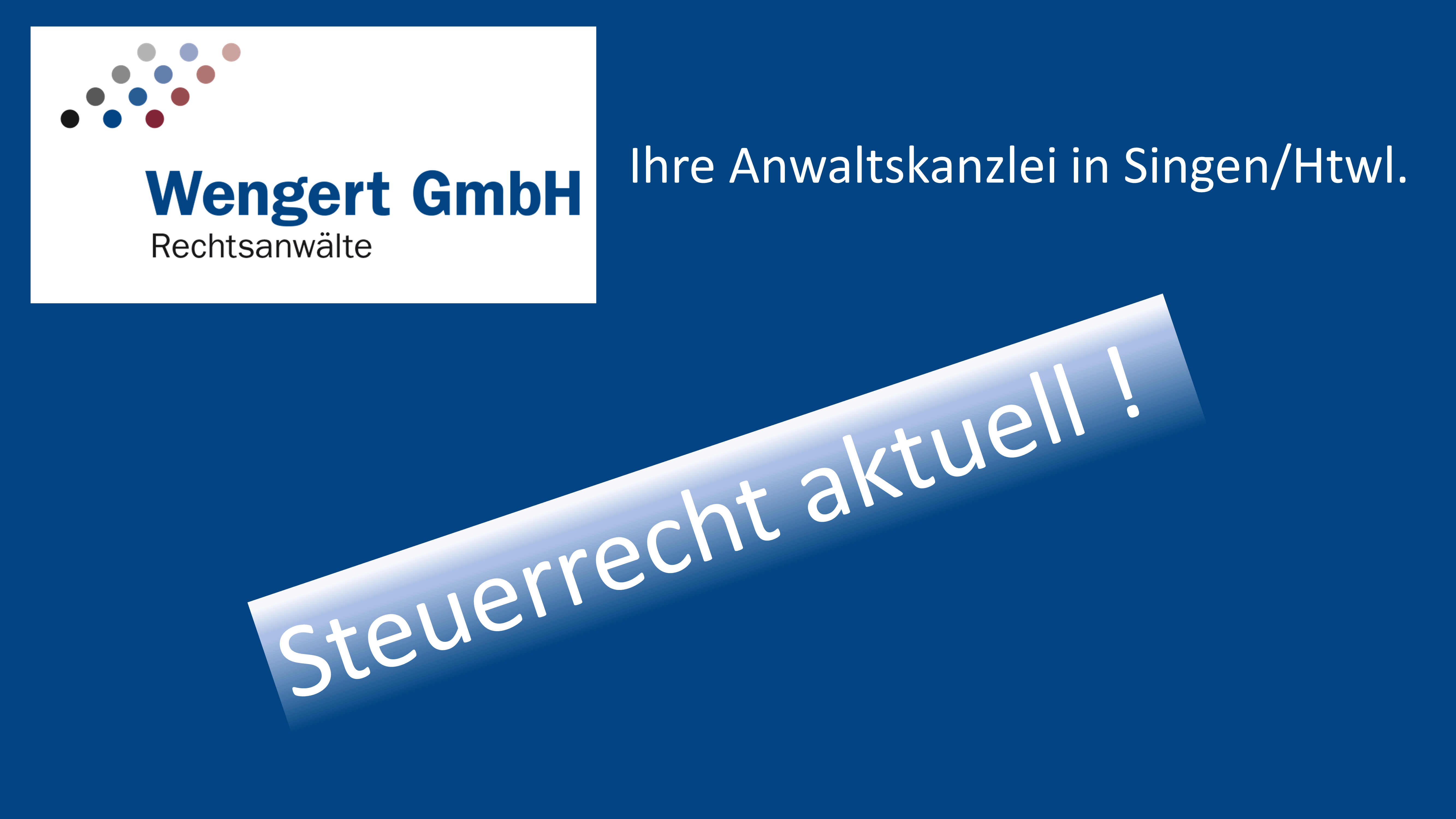 § 20 EStG Steuerpflicht von Zinsen aus Lebensversicherungen Wengert GmbH § 20 EStG Steuerpflicht von Zinsen aus Lebensversicherungen Wengert GmbH